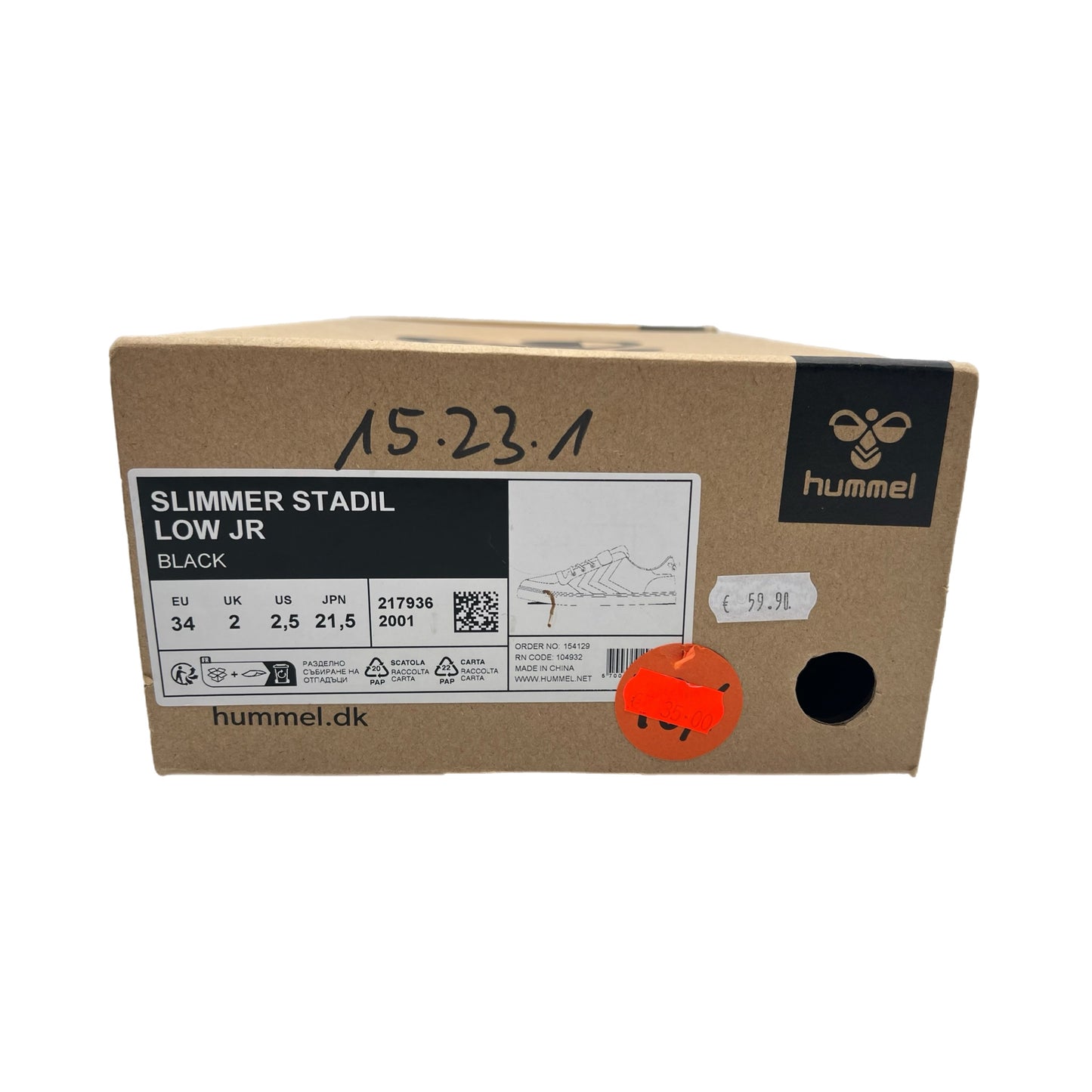 Hummel Sneaker SLIMMER STADIL LOW JR - black