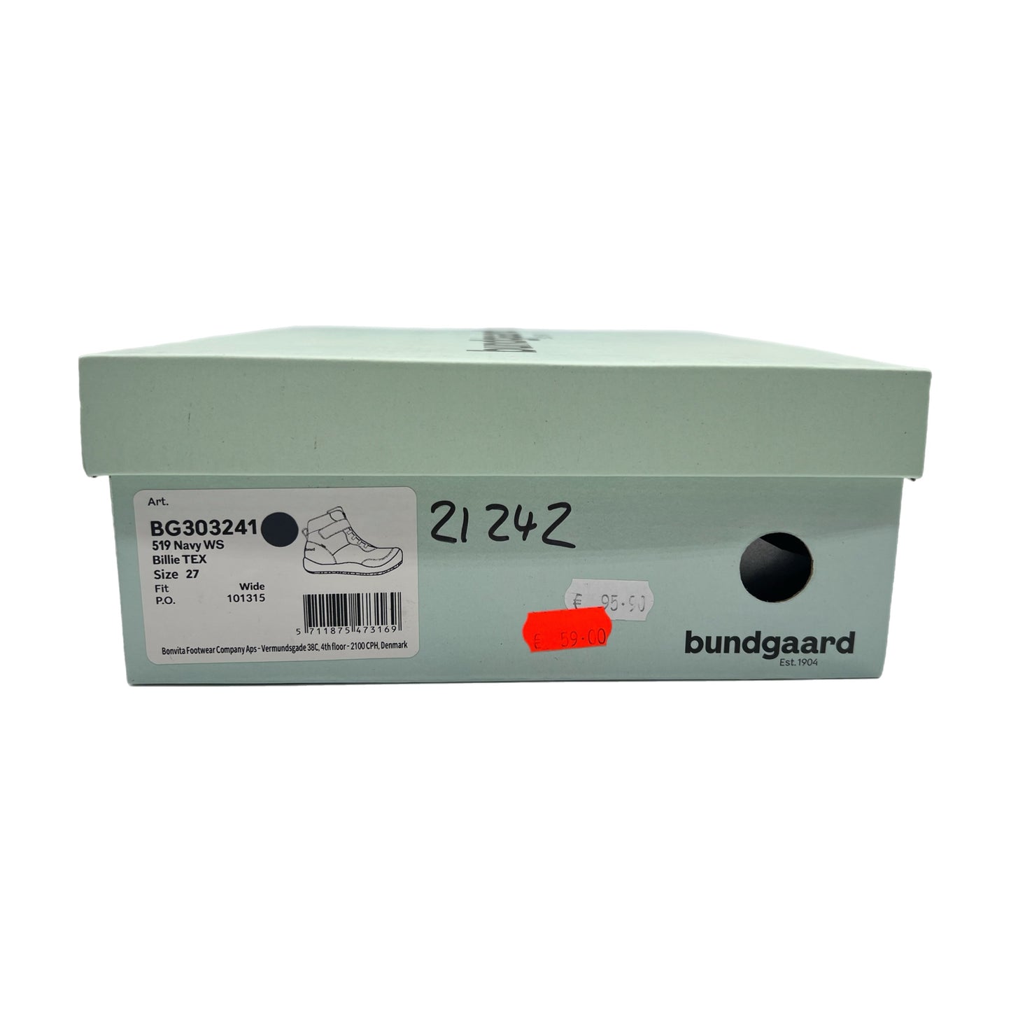 Barfußschuh mit TEX-Membran Billie blau