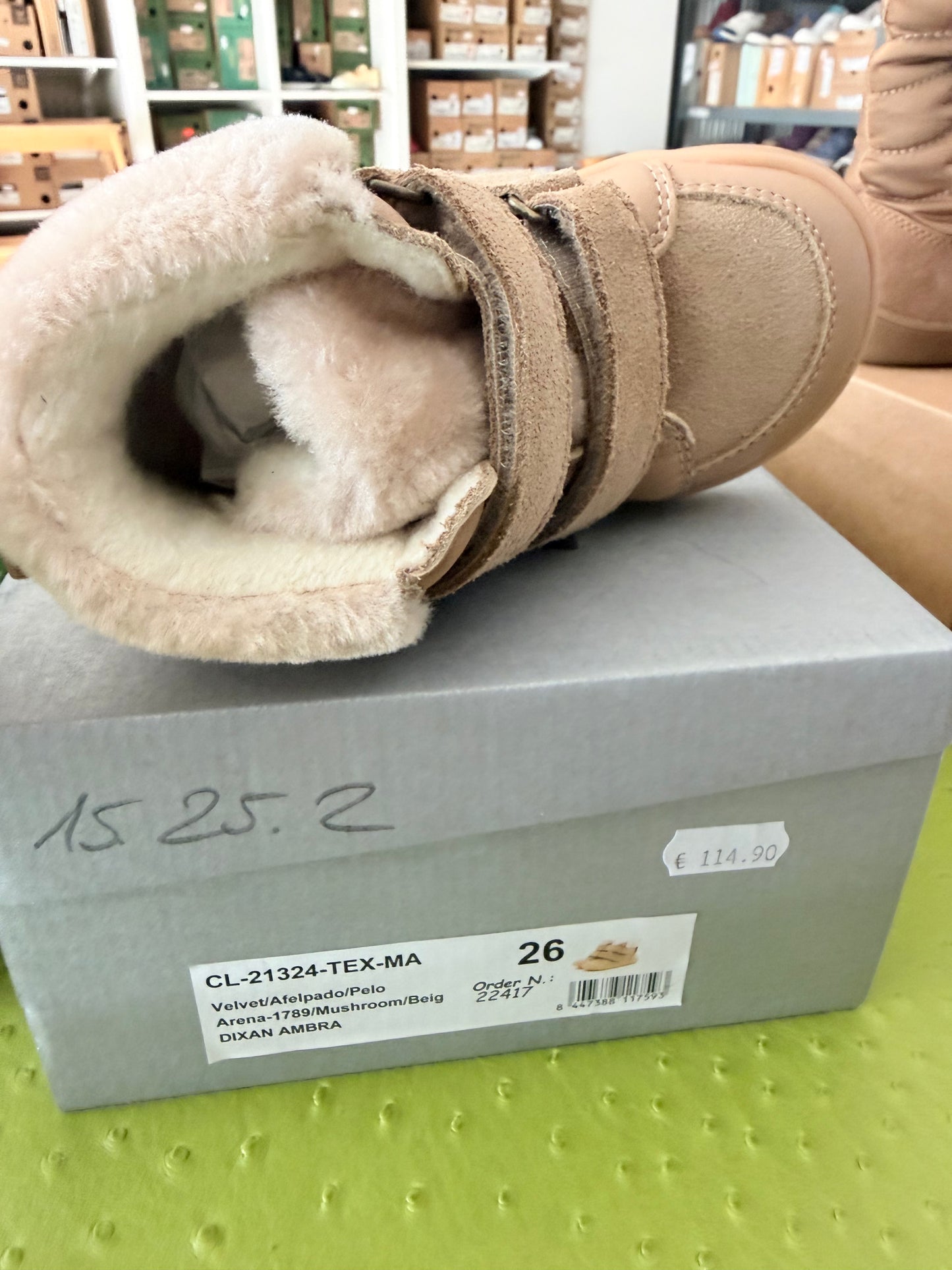 Sneaker, Gefüttert, beige, TEX