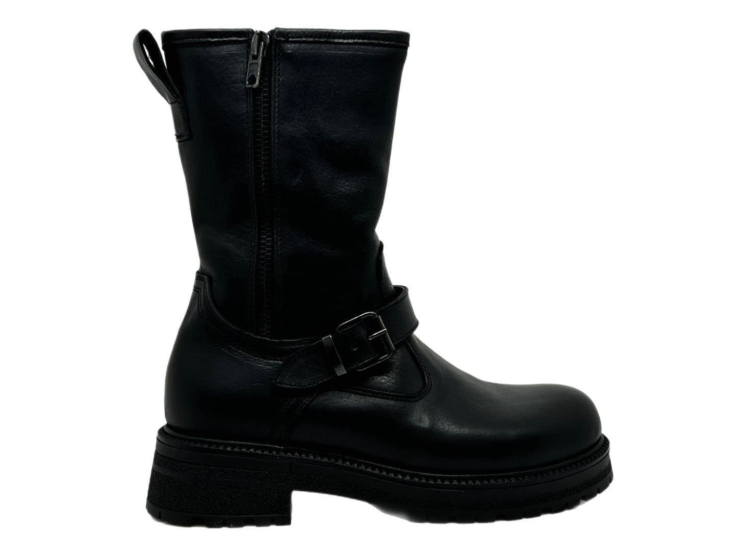 Winterstiefel Lammfell OPORTO black