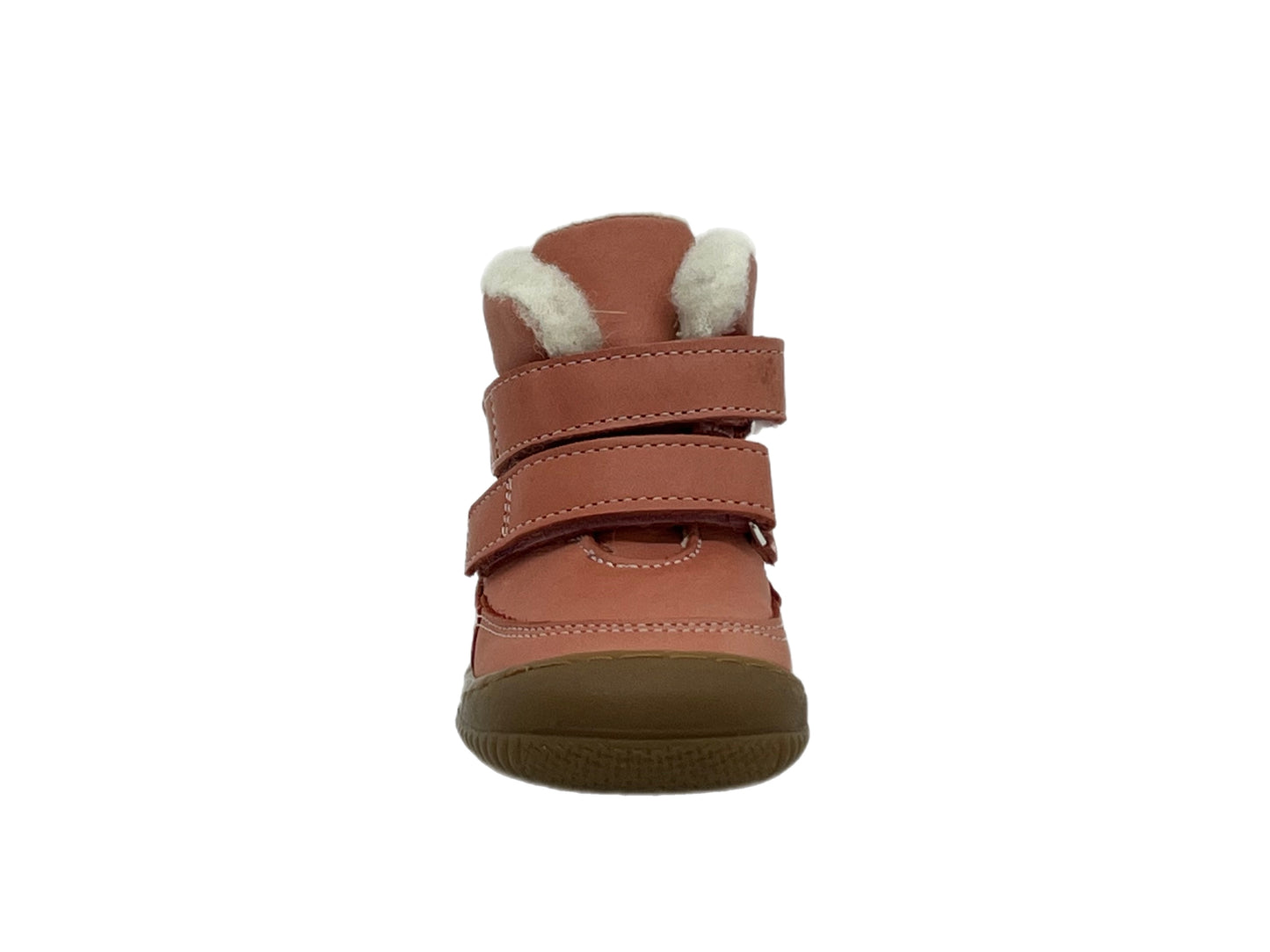 Lauflernschuhe Lammfell rosa