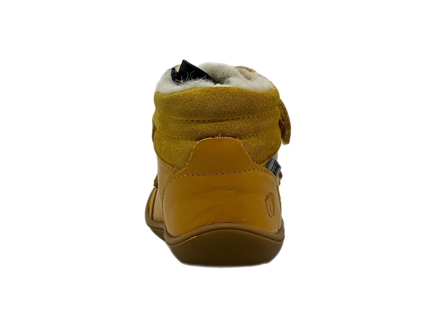 TELYOH Barfußschuhe MID VELCRO TEX I gelb I gefüttert
