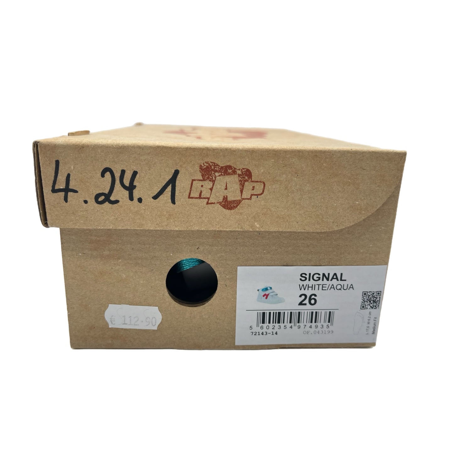 RAP Sneaker SIGNAL white aqua