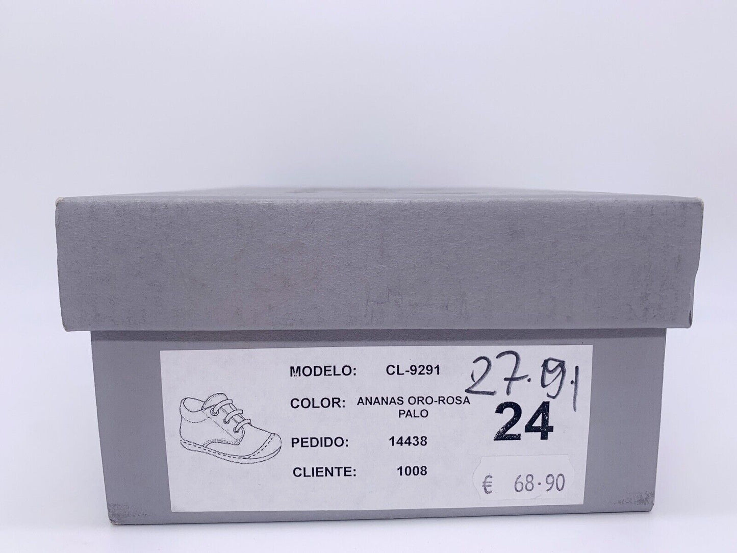 Sneaker, Lauflernschuh, Ananas Rosa Gold