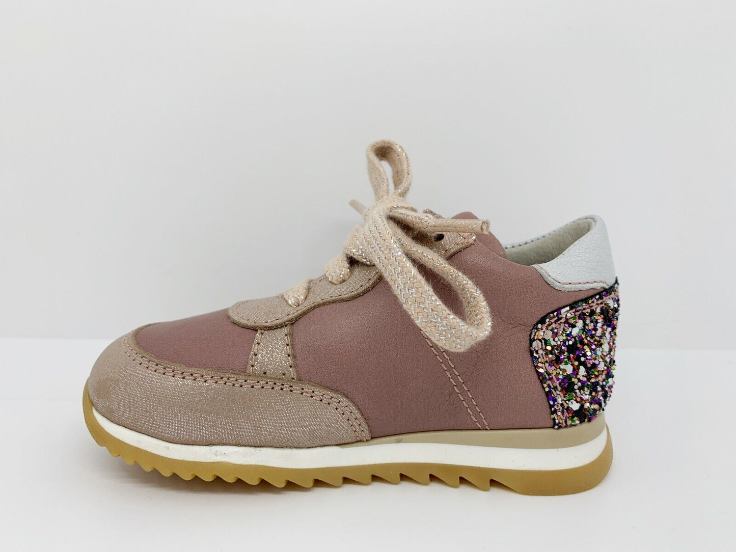 Sneaker, Lauflernschuh, Cervero Rosa Glitzer