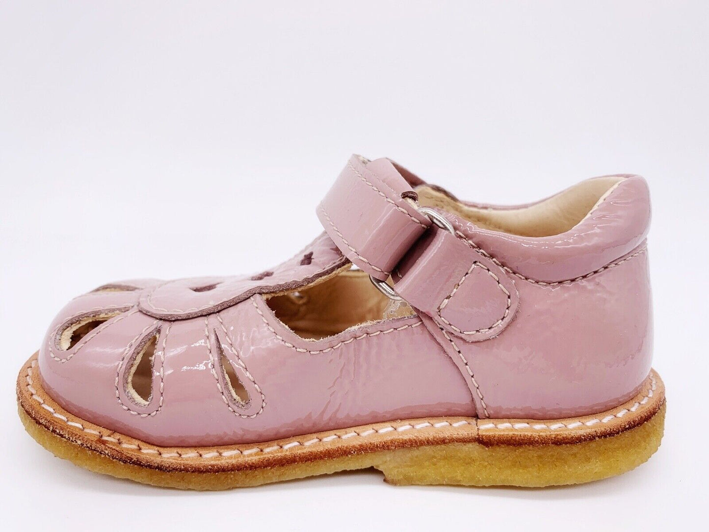 Lauflernsandale mit Zehenschutz rosa lack