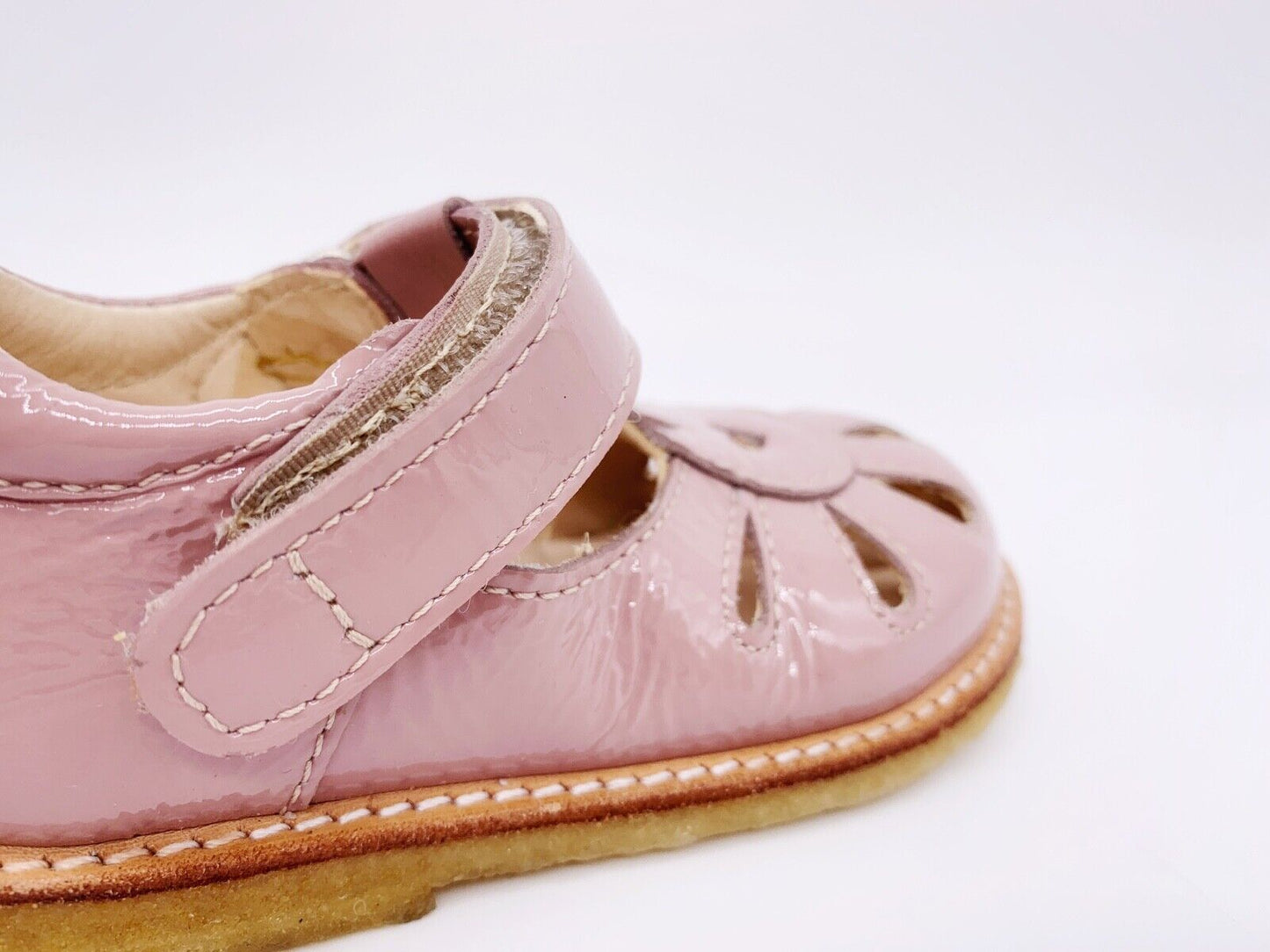 Lauflernsandale mit Zehenschutz rosa lack