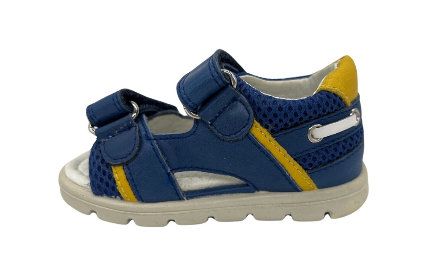 Lauflernschuh, Sandale (Falcotto) Sommer, blau, gelb