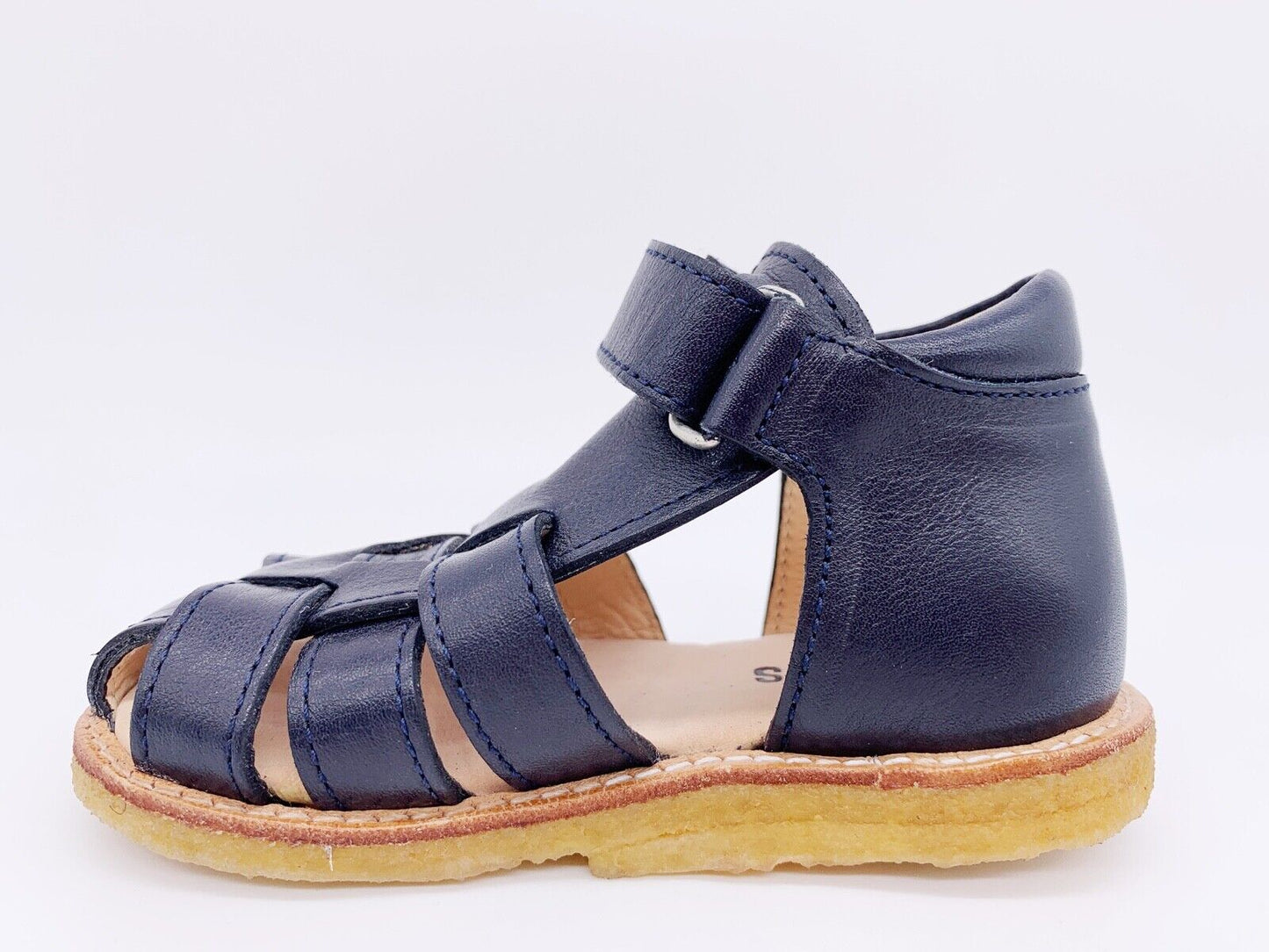 Lauflernsandale mit Zehenschutz blau