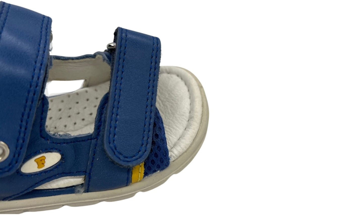 Lauflernschuh, Sandale (Falcotto) Sommer, blau, gelb
