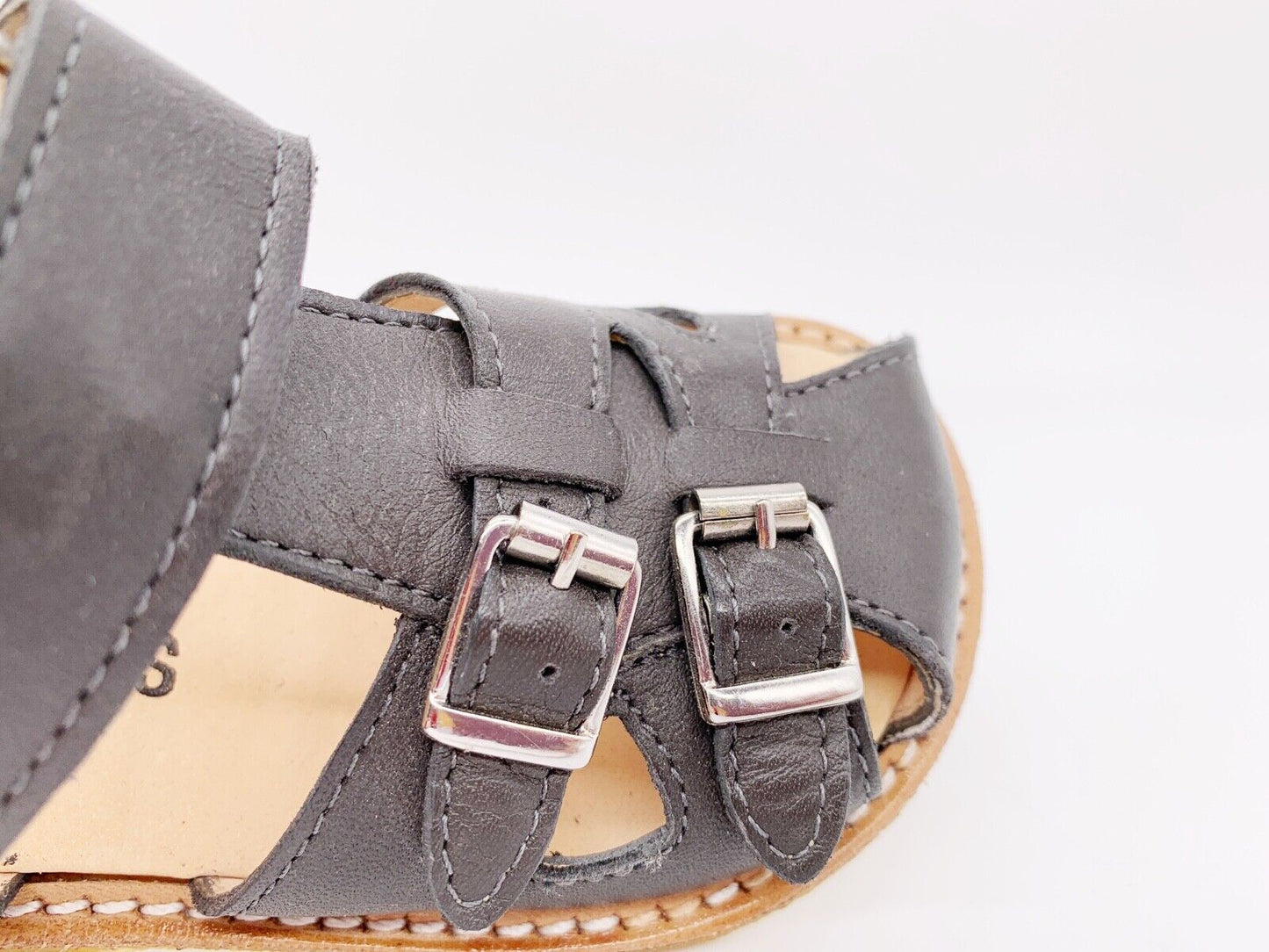 Lauflernsandale mit Zehenschutz anthracite
