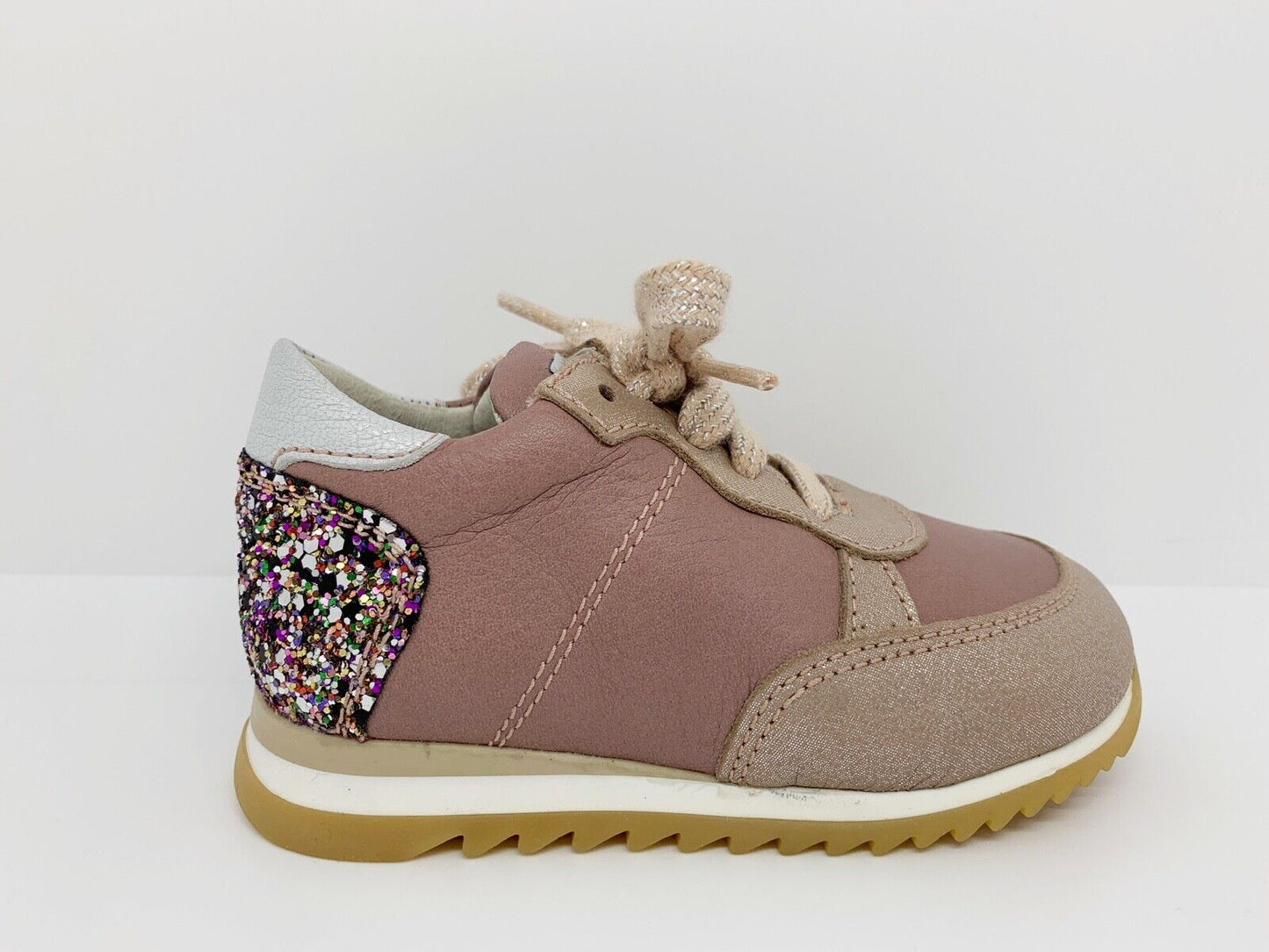 Sneaker, Lauflernschuh, Cervero Rosa Glitzer