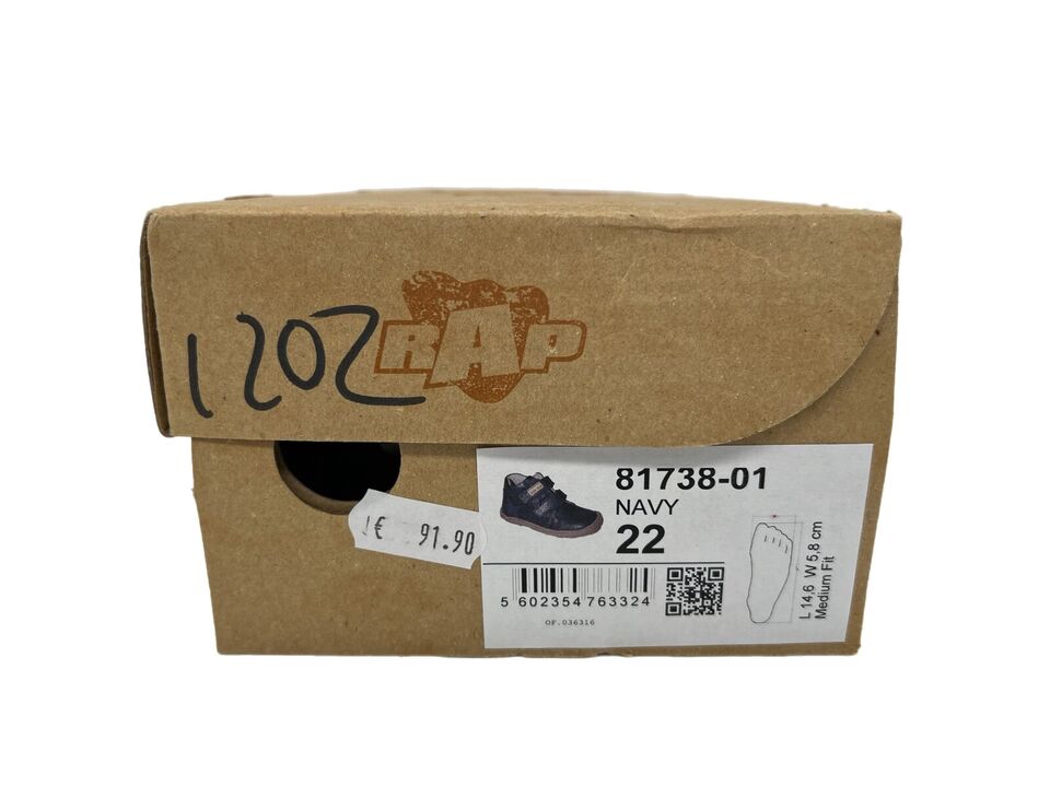 Lauflernschuhe mit RAP-TEX Membran medium fit navy