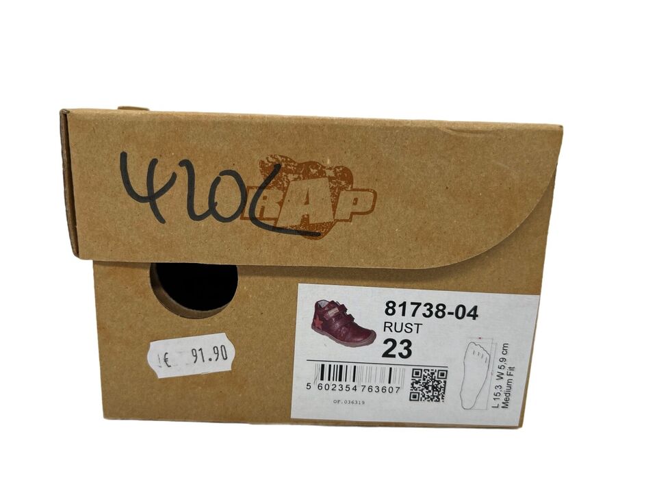 Lauflernschuhe mit RAP-TEX Membran medium fit rust