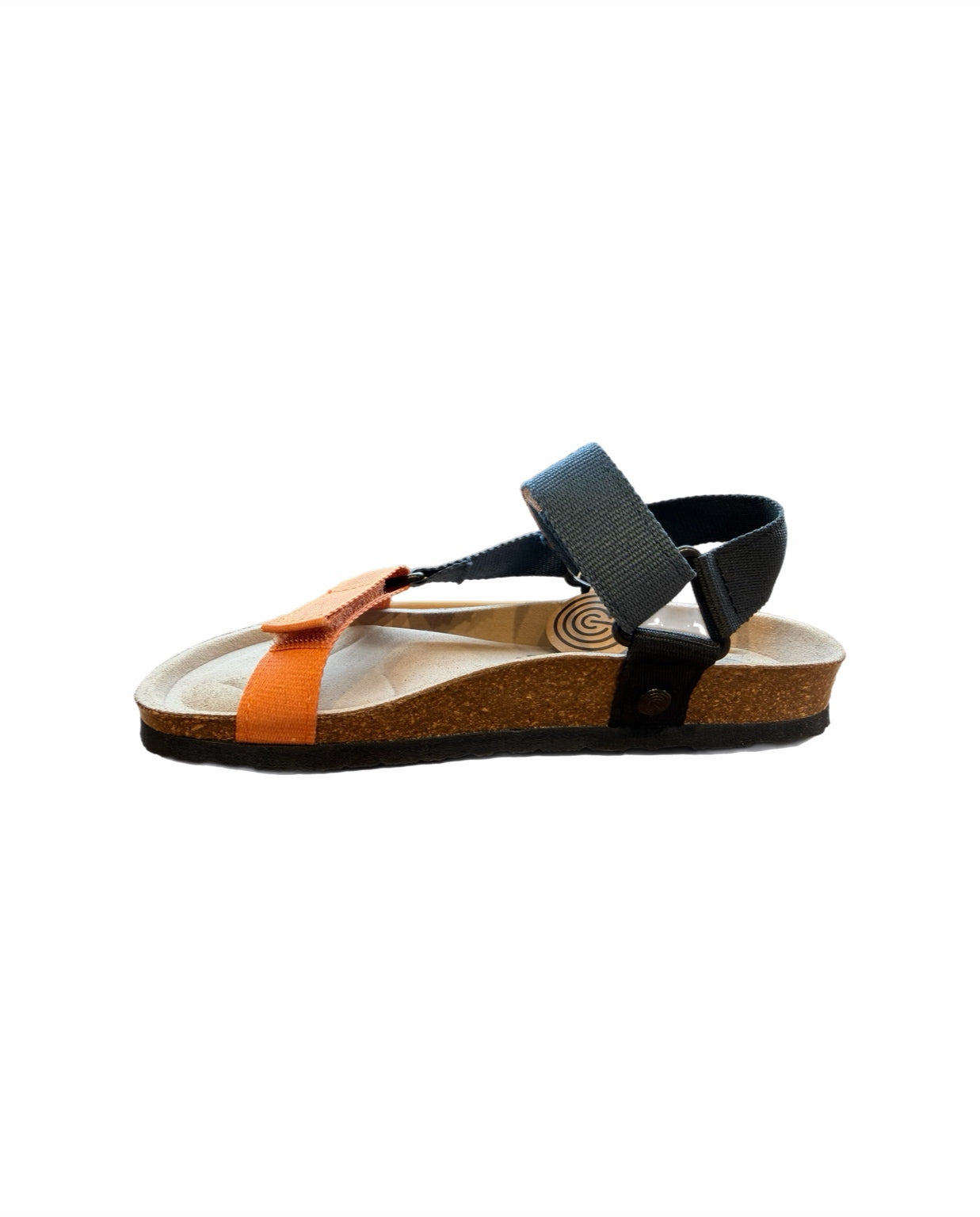 Sandalen mit anatomischen Fußbett TREK BLUE ORANGE