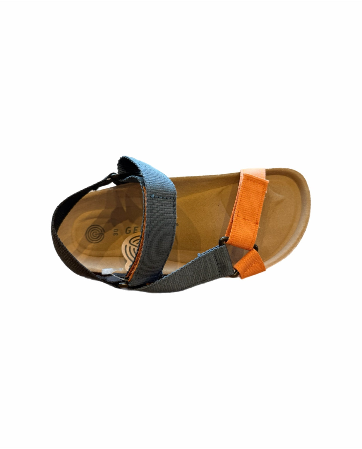 Sandalen mit anatomischen Fußbett TREK BLUE ORANGE