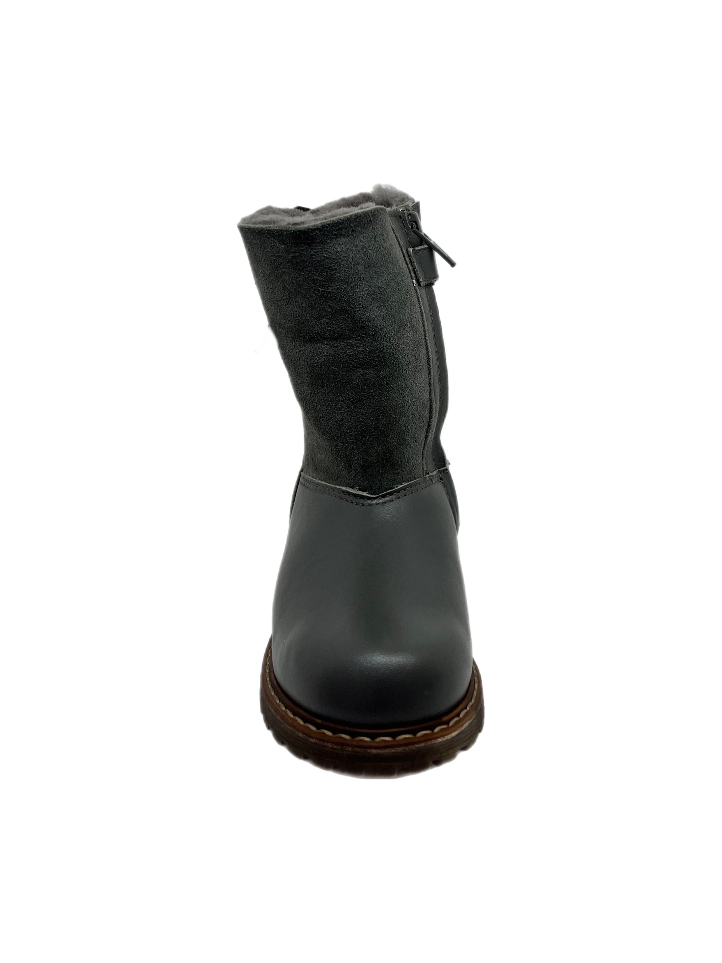 Lammfell Winterstiefel Muton Fantasy I grau