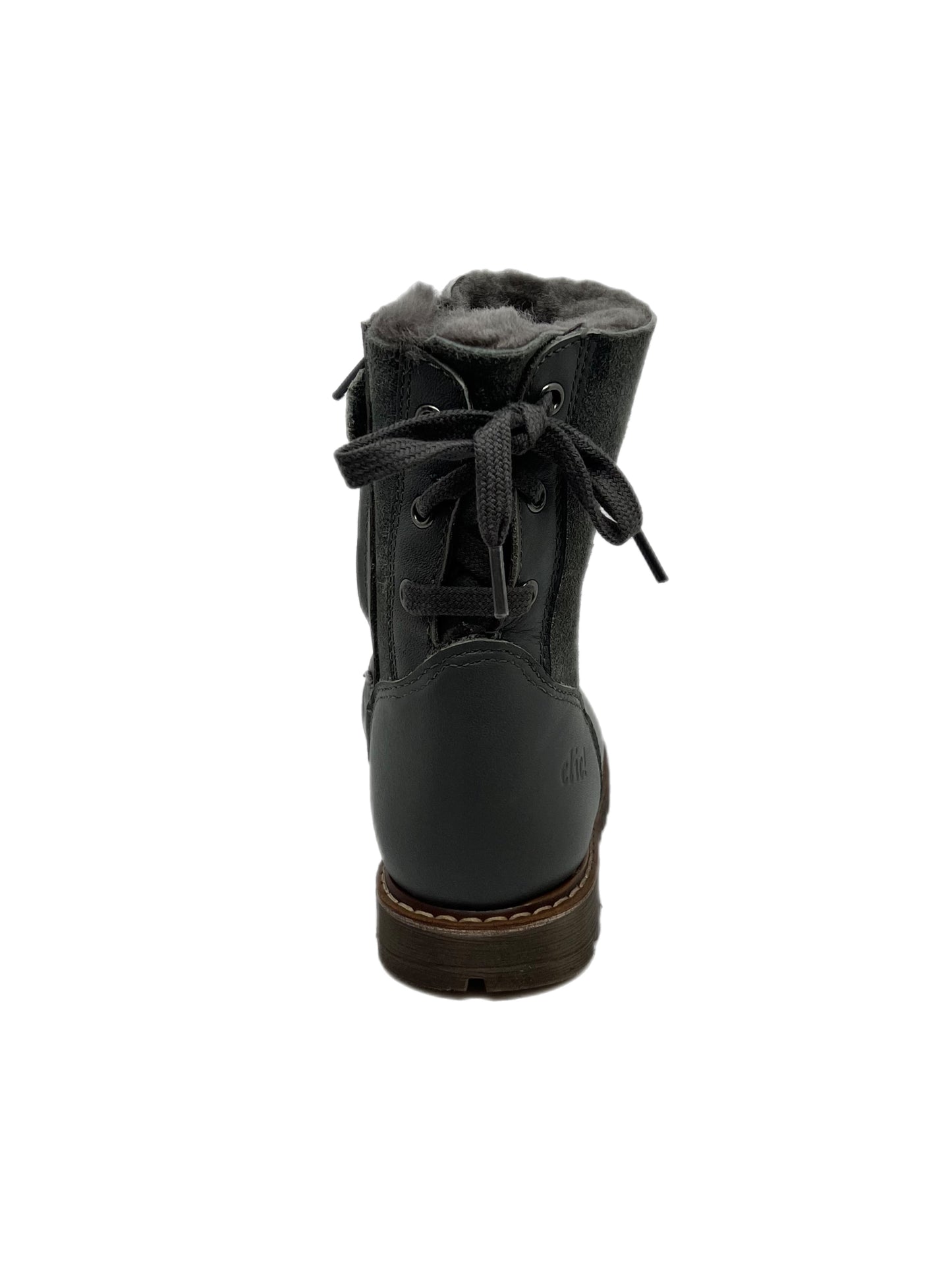 Lammfell Winterstiefel Muton Fantasy I grau