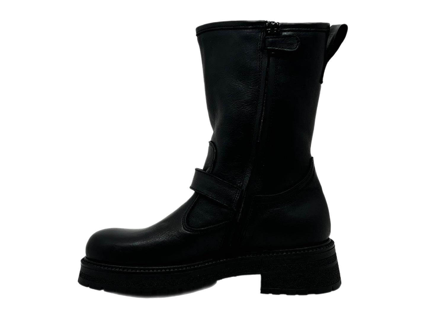 Winterstiefel Lammfell OPORTO black