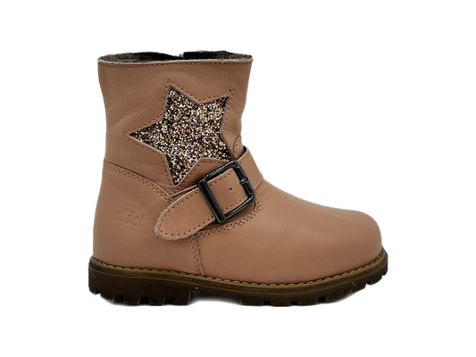 Lammfell Winterstiefel CATHAY I rose glitter