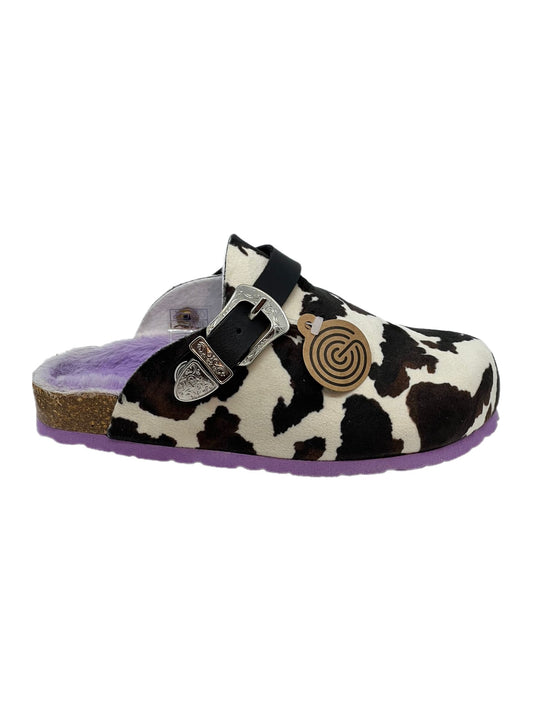 Hausschuhe DAKOTA COW BLACK