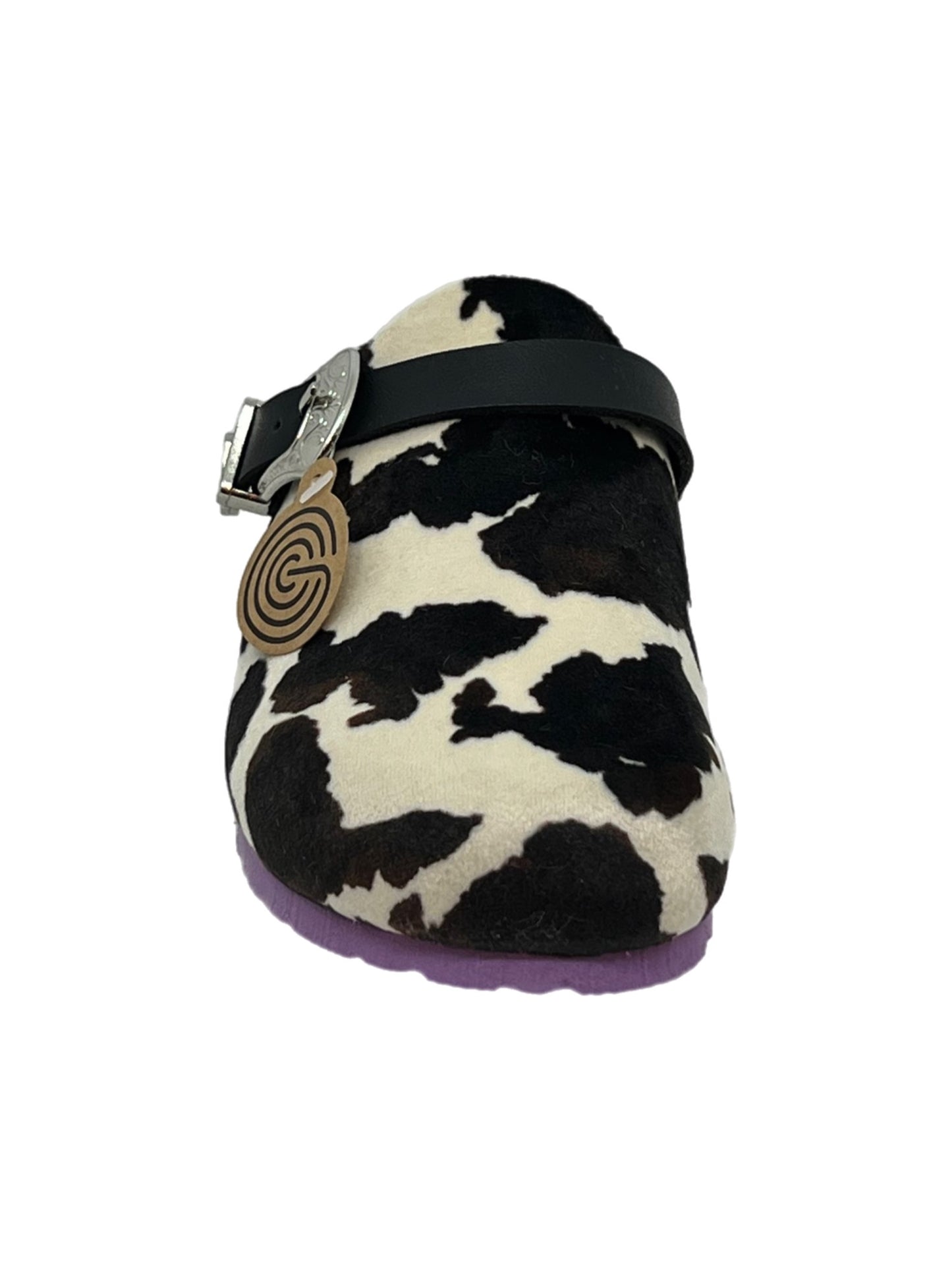 Hausschuhe DAKOTA COW BLACK