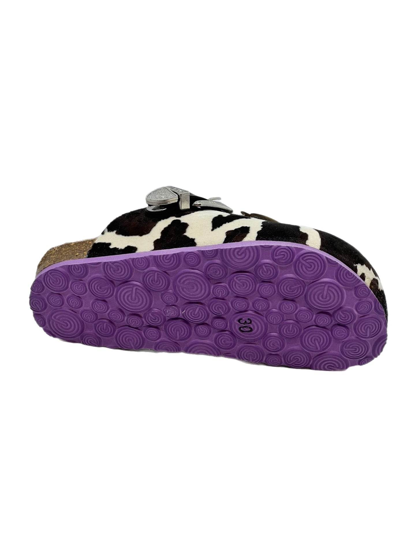 Hausschuhe DAKOTA COW BLACK