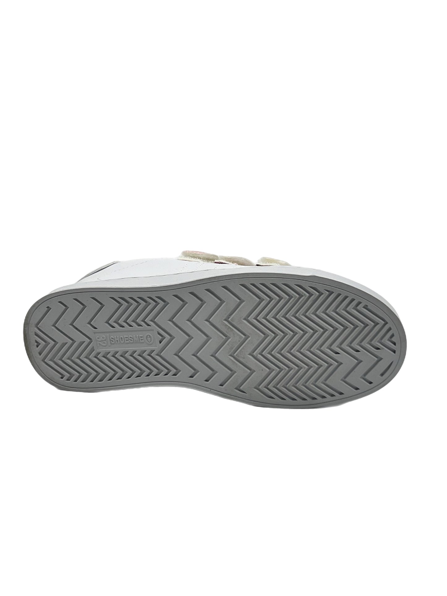 Sneaker I weiß rosa gold Glitzer