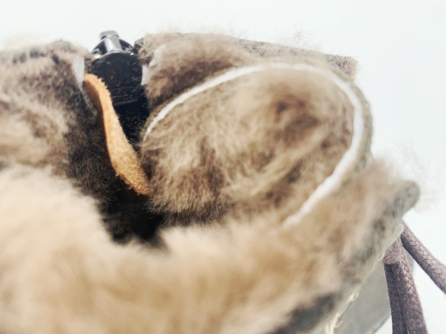 Winterstiefel MAIA Lammfell olive grün Gr. 31