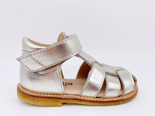 Lauflernsandale mit Zehenschutz champagne gold