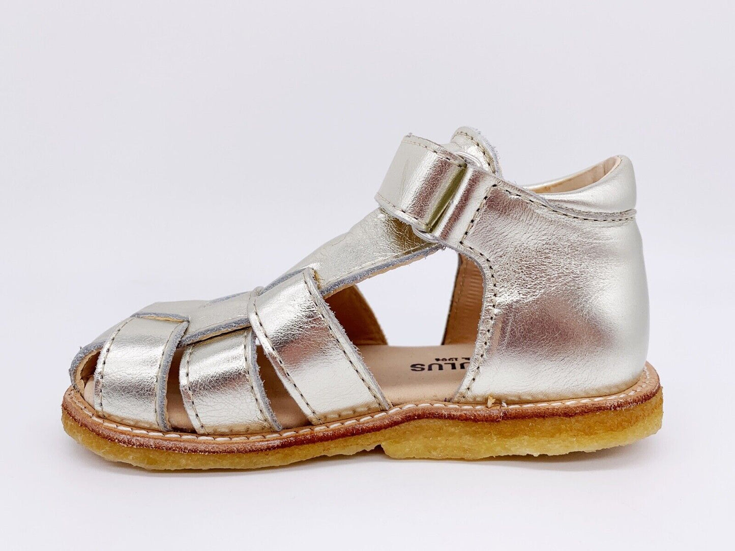 Lauflernsandale mit Zehenschutz champagne gold