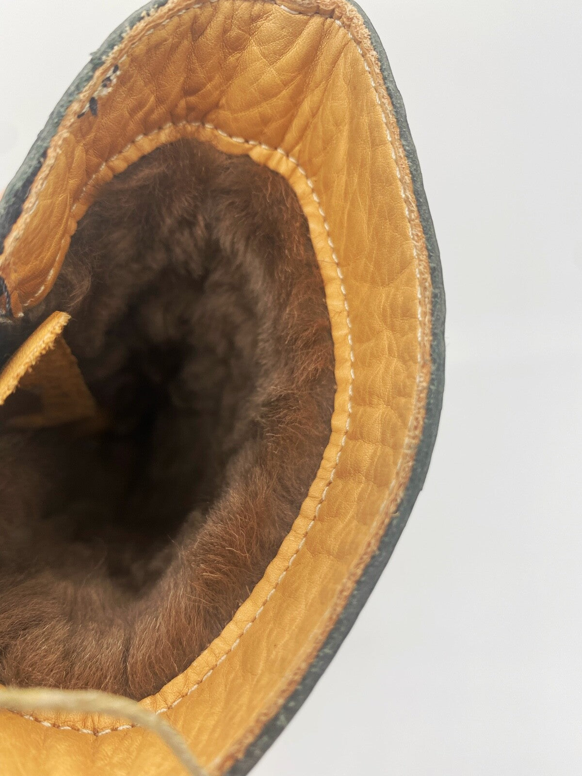 Winterstiefel Lammfell schwarz Gr. 28