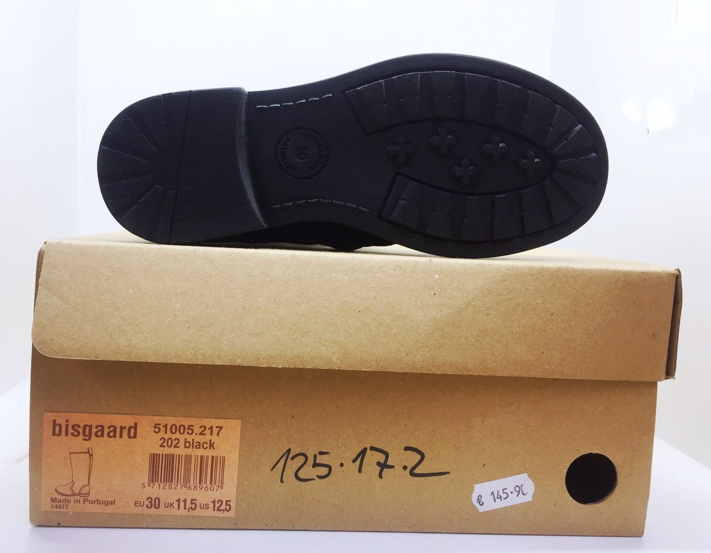 Winterstiefel Lammfell schwarz Gr. 30