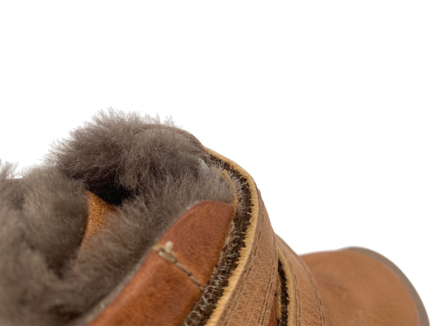 Winterschuhe Lammfell braun Gr. 21