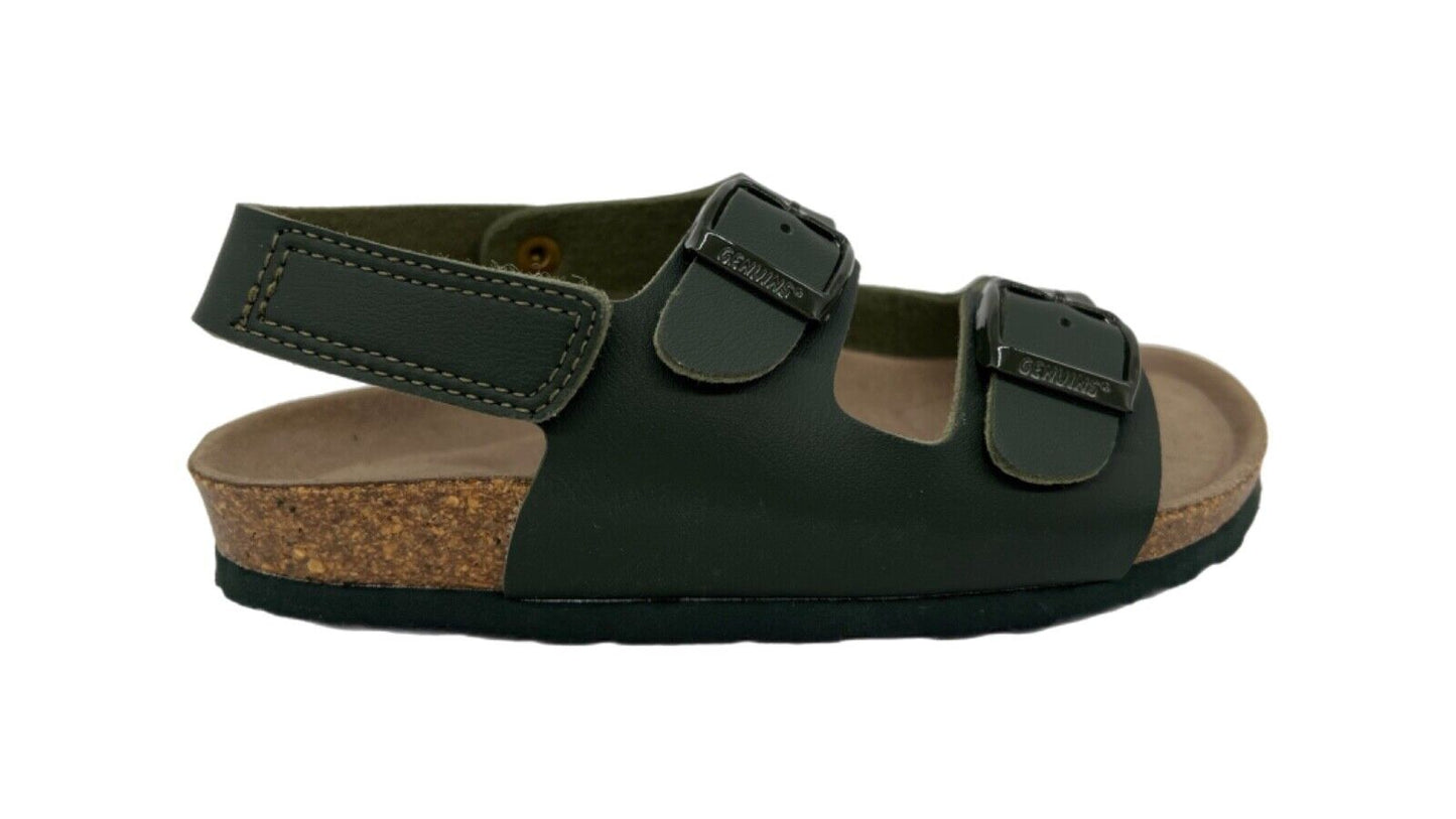 VEGANE Sandalen mit anatomischen Fußbett I  grün
