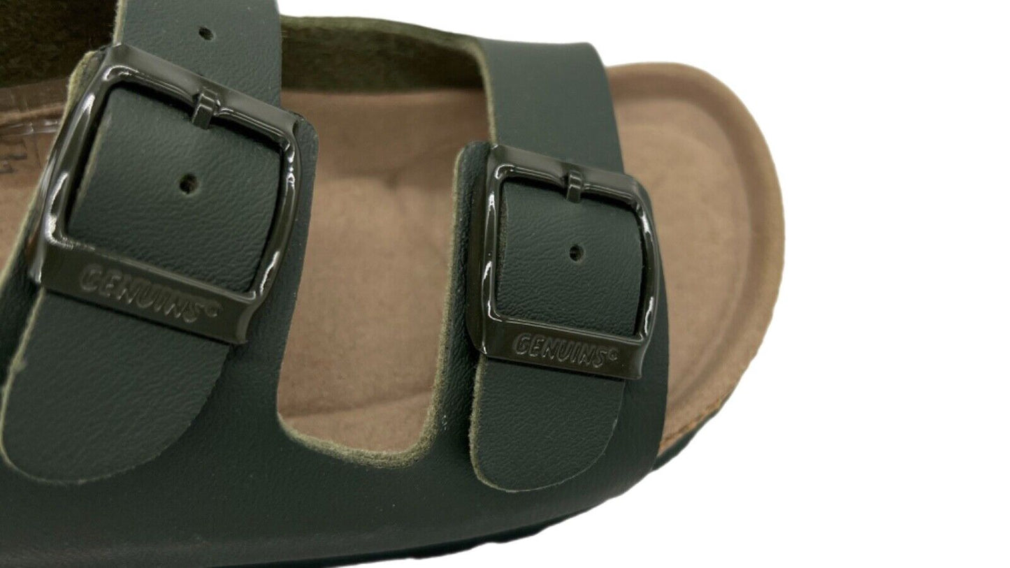 VEGANE Sandalen mit anatomischen Fußbett I  grün