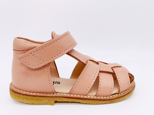 Lauflernsandale mit Zehenschutz rosa